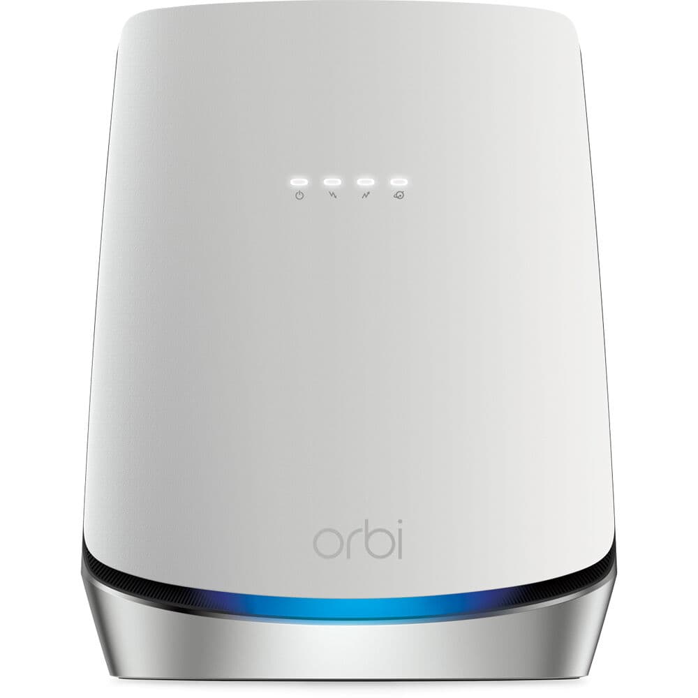 Netgear Orbi WiFi 6 mesh system with built-in cable modem for whole-home coverage