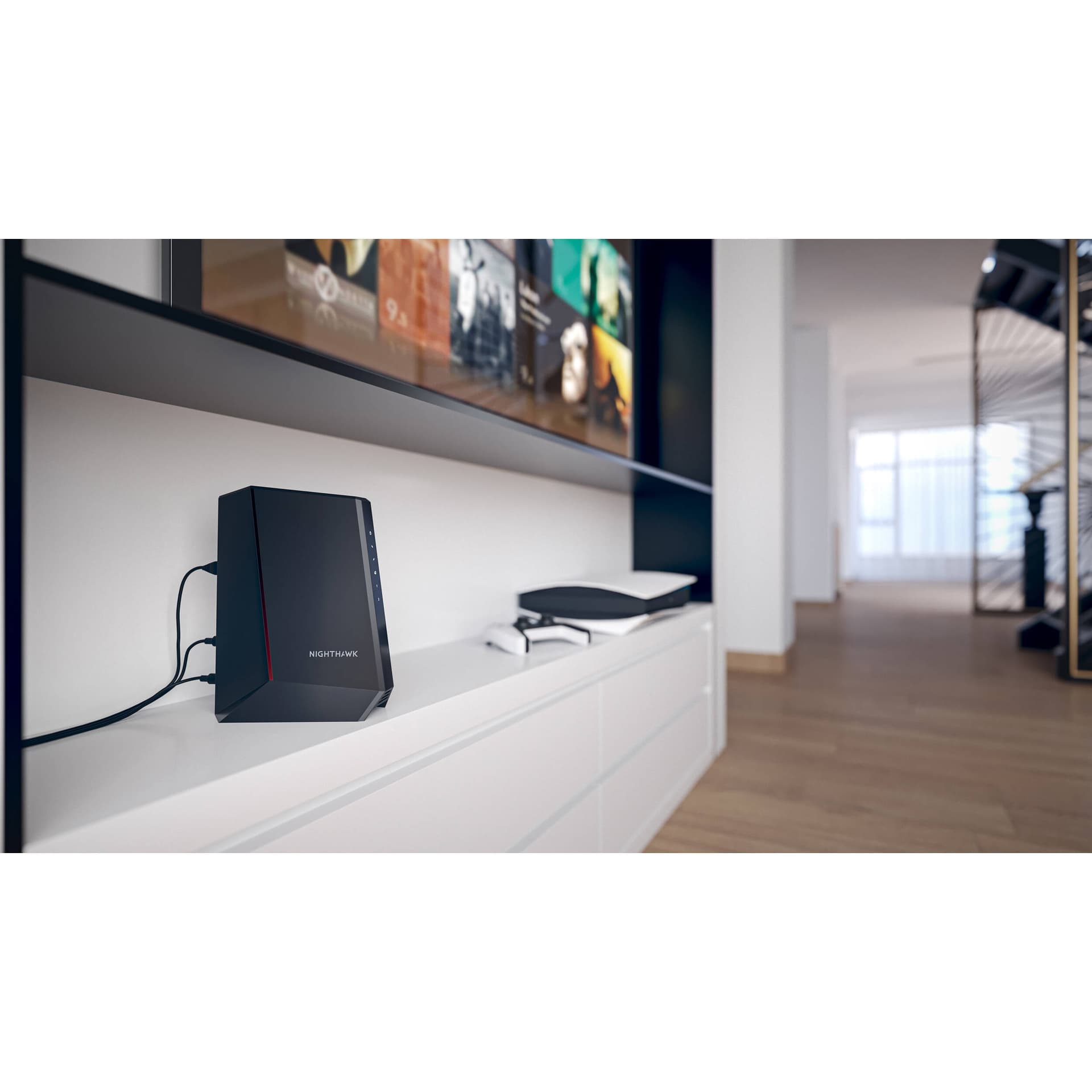 Netgear CM2500-100NAS DOCSIS 3.1 high-split cable modem with 2 Ethernet ports