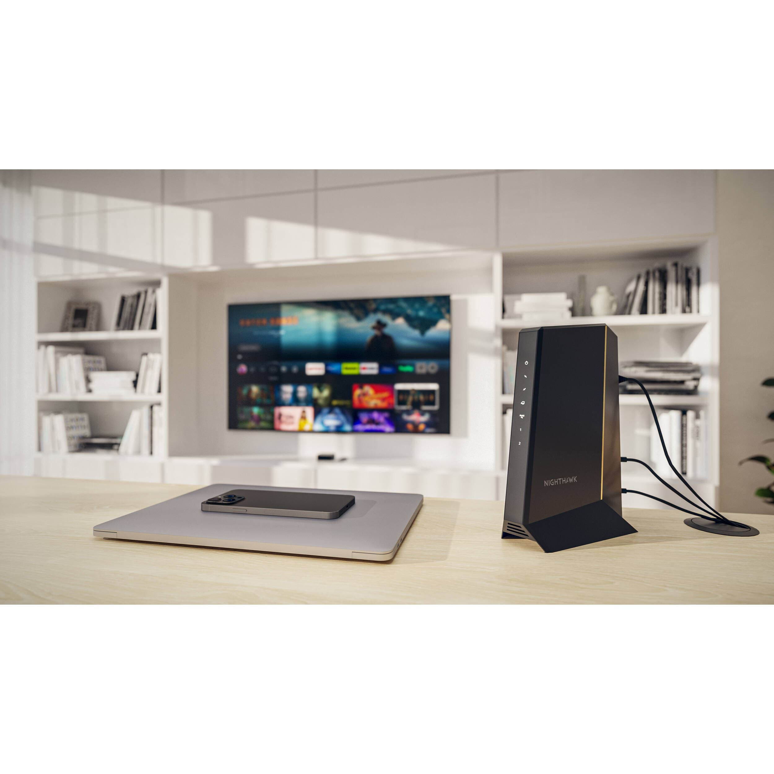 Netgear CM3000-100NAS DOCSIS 3.1 cable modem with 2.5G Ethernet port