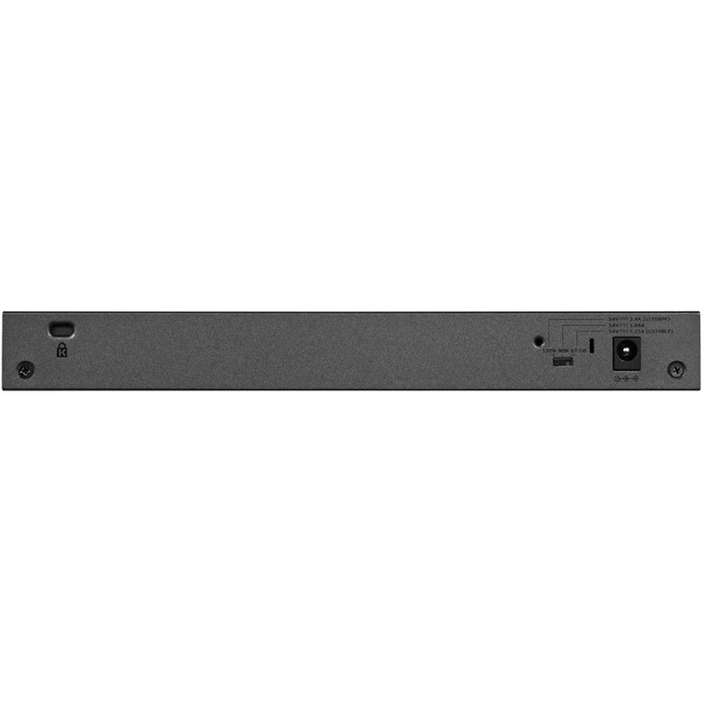 Netgear GS108LP-100NAS 8-port Gigabit Ethernet PoE+ unmanaged desktop switch
