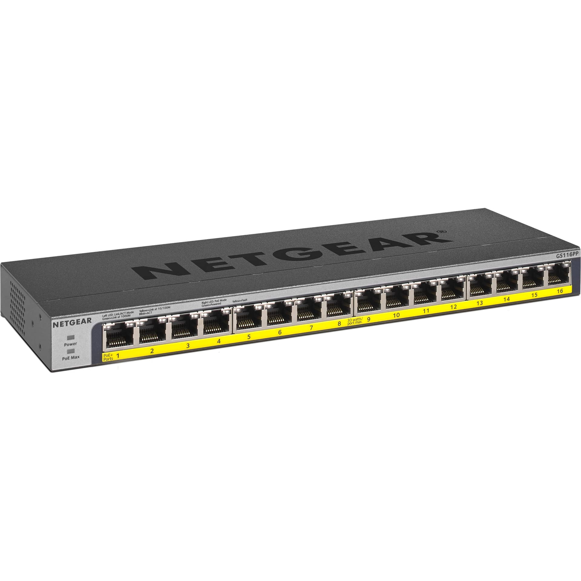 16port PoE PoE Gigabit Unmngd
