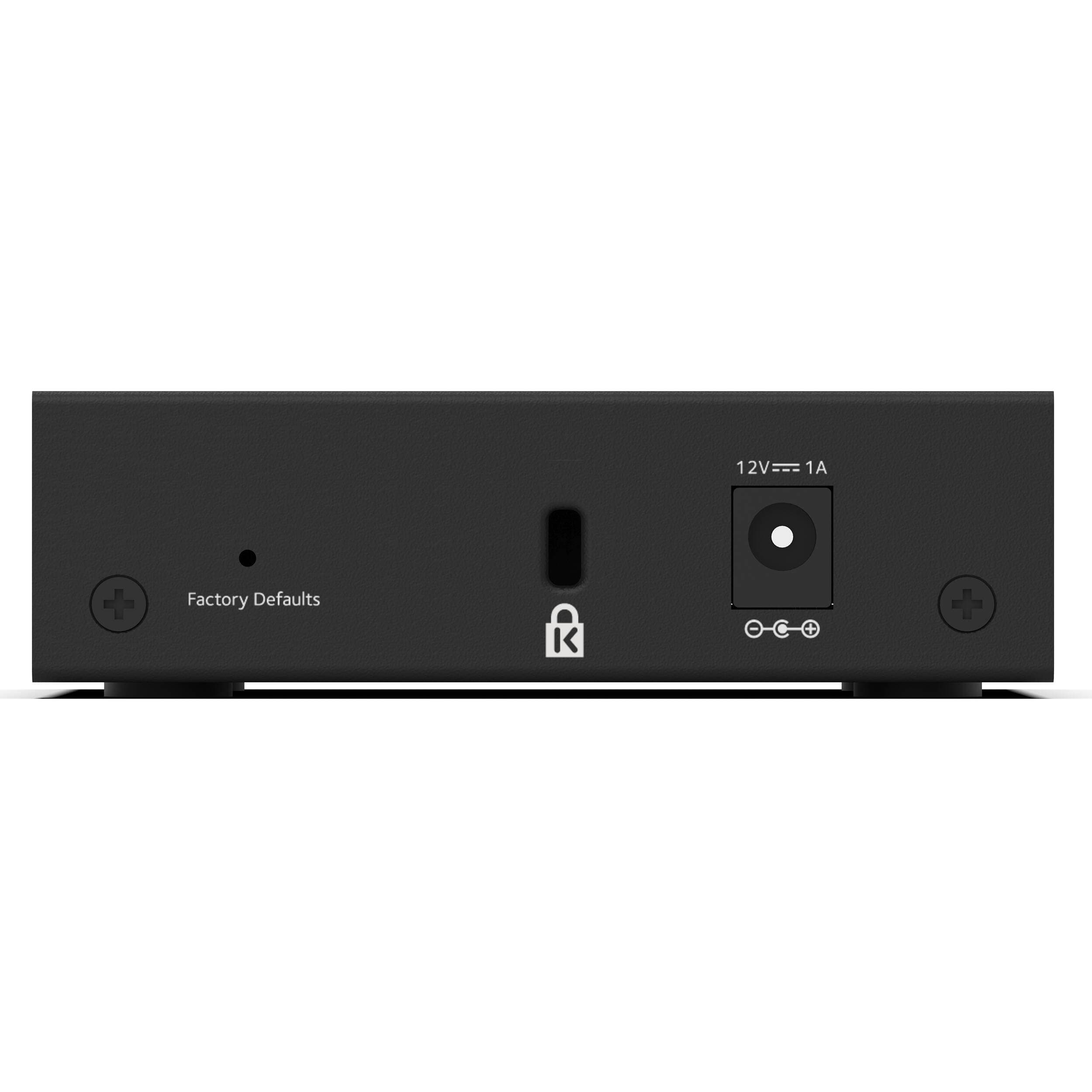 Netgear GS305E-100NAS 5-port Gigabit Plus managed switch for small office networking