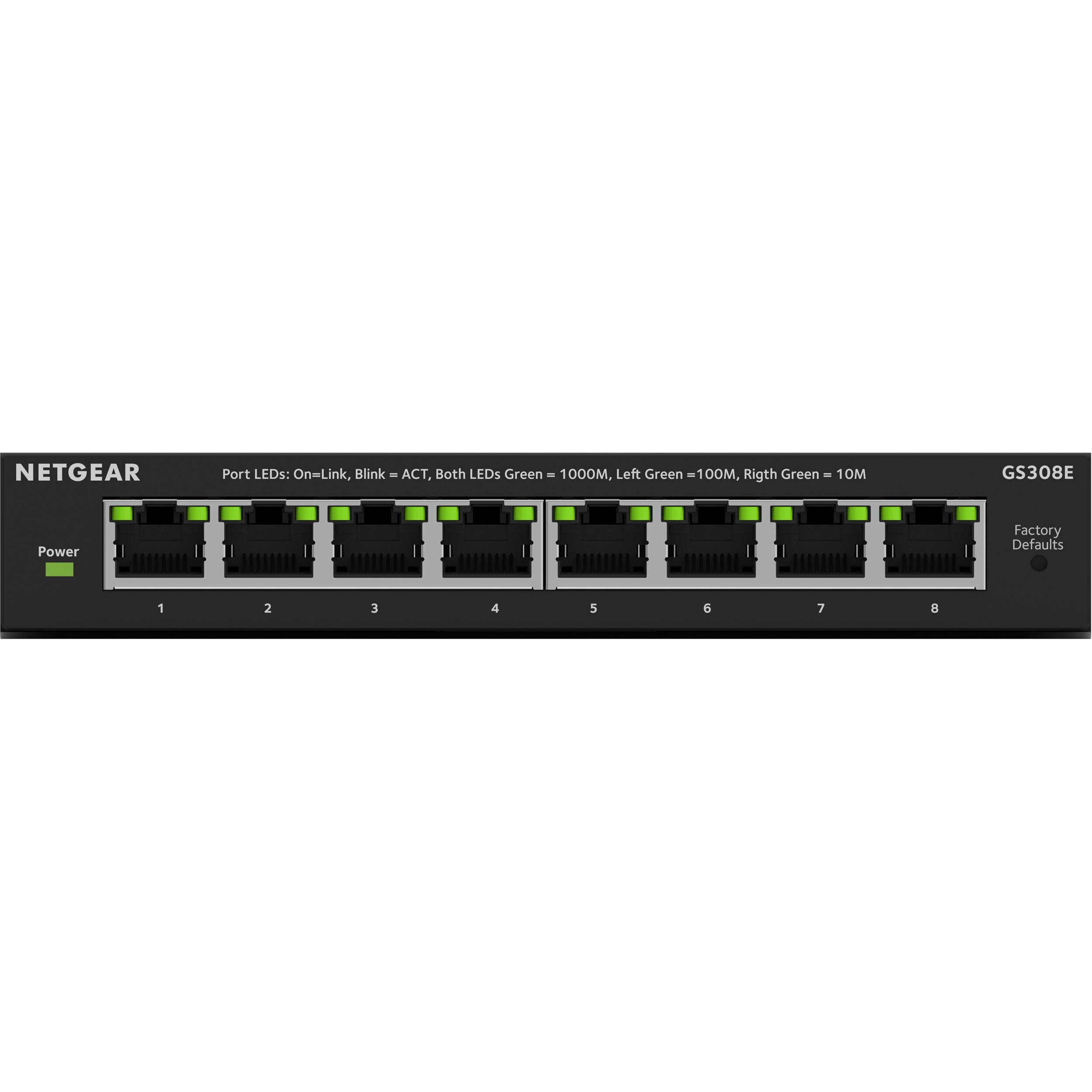 NETGEAR 8-Port Gigabit Ethernet Plus Switch for managed small business networking