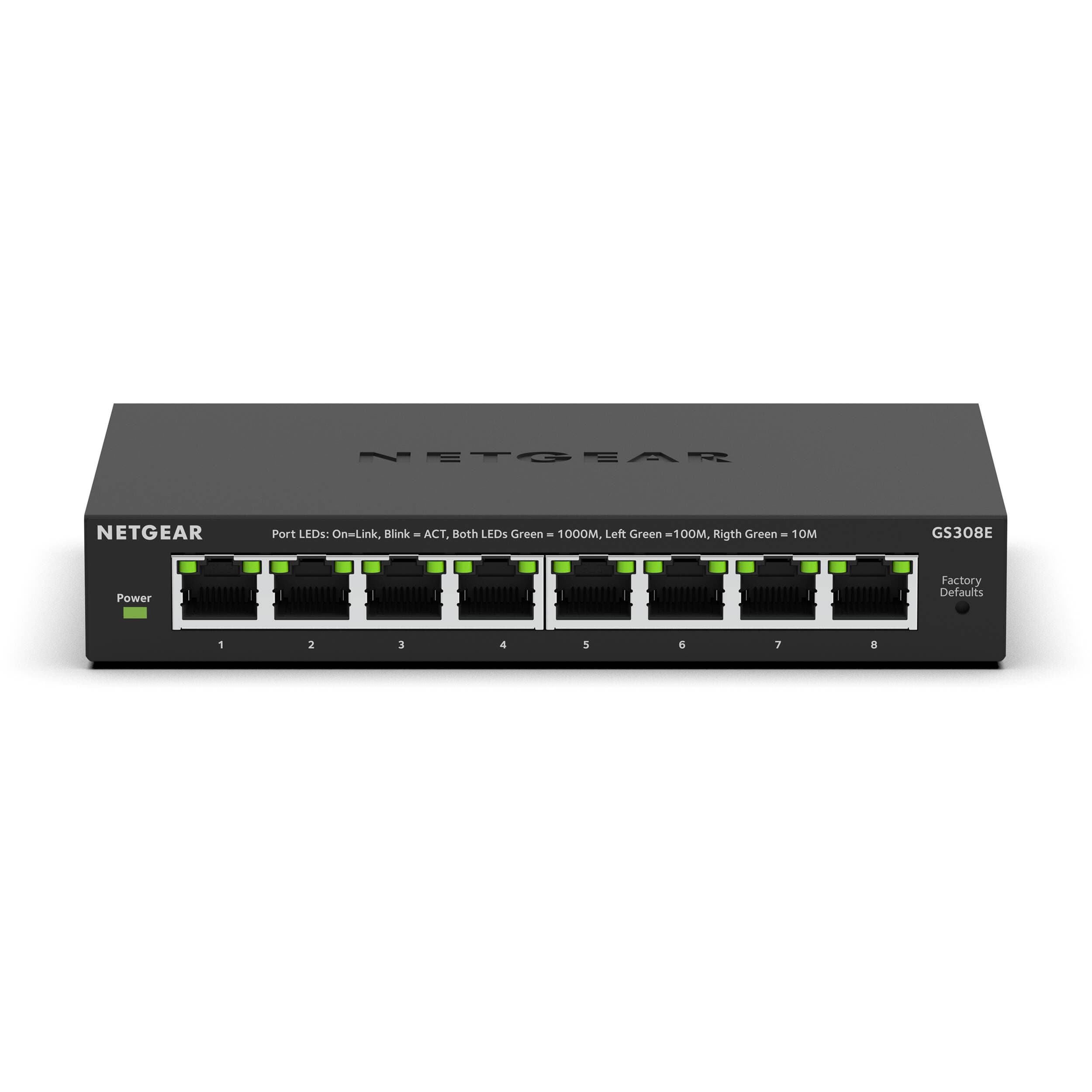 NETGEAR 8-Port Gigabit Ethernet Plus Switch for managed small business networking