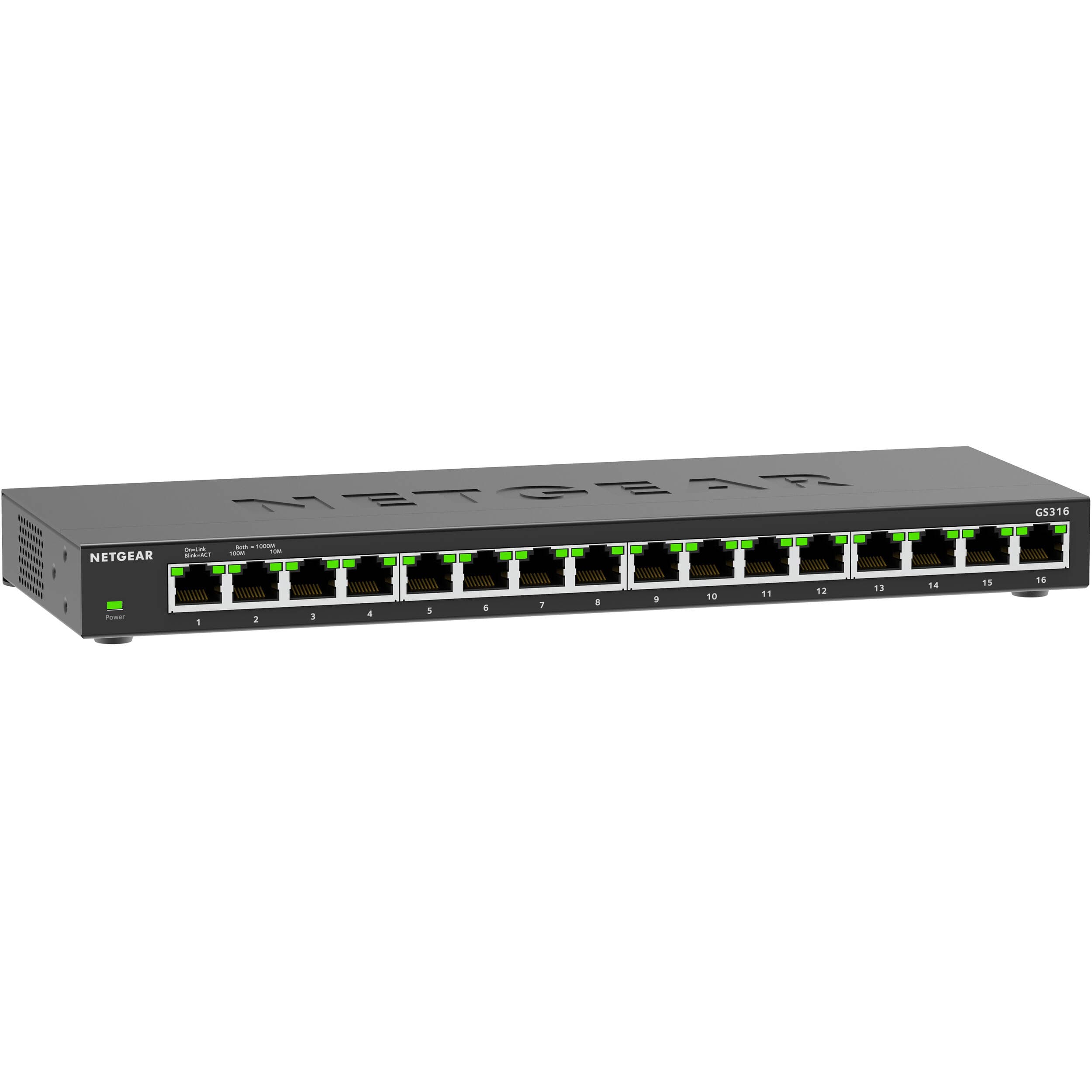 NETGEAR 16-port Gigabit unmanaged SOHO switch, model GS316-300NAS