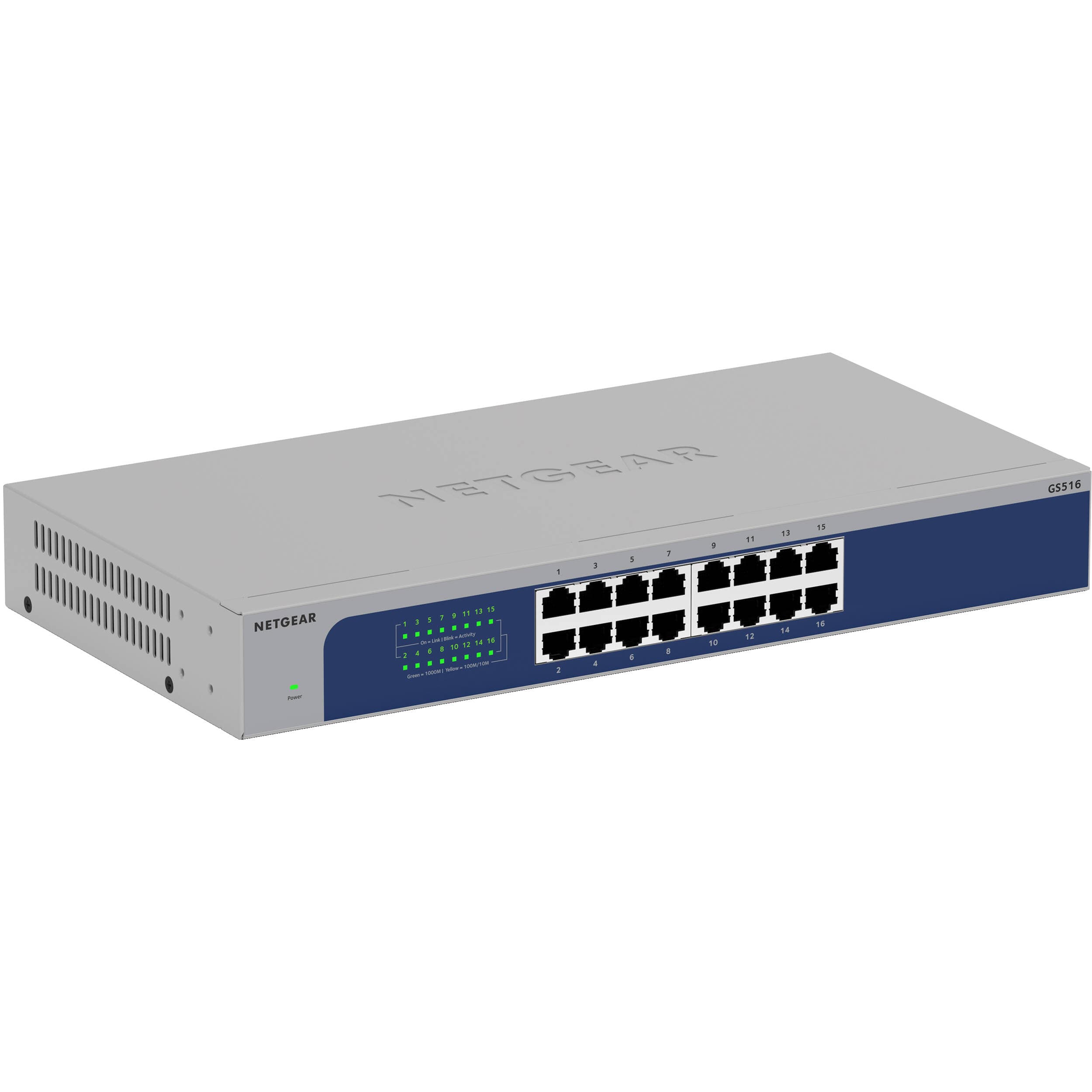 Netgear GS516-300NAS 16-Port Gigabit Unmanaged Switch | SMB Network
