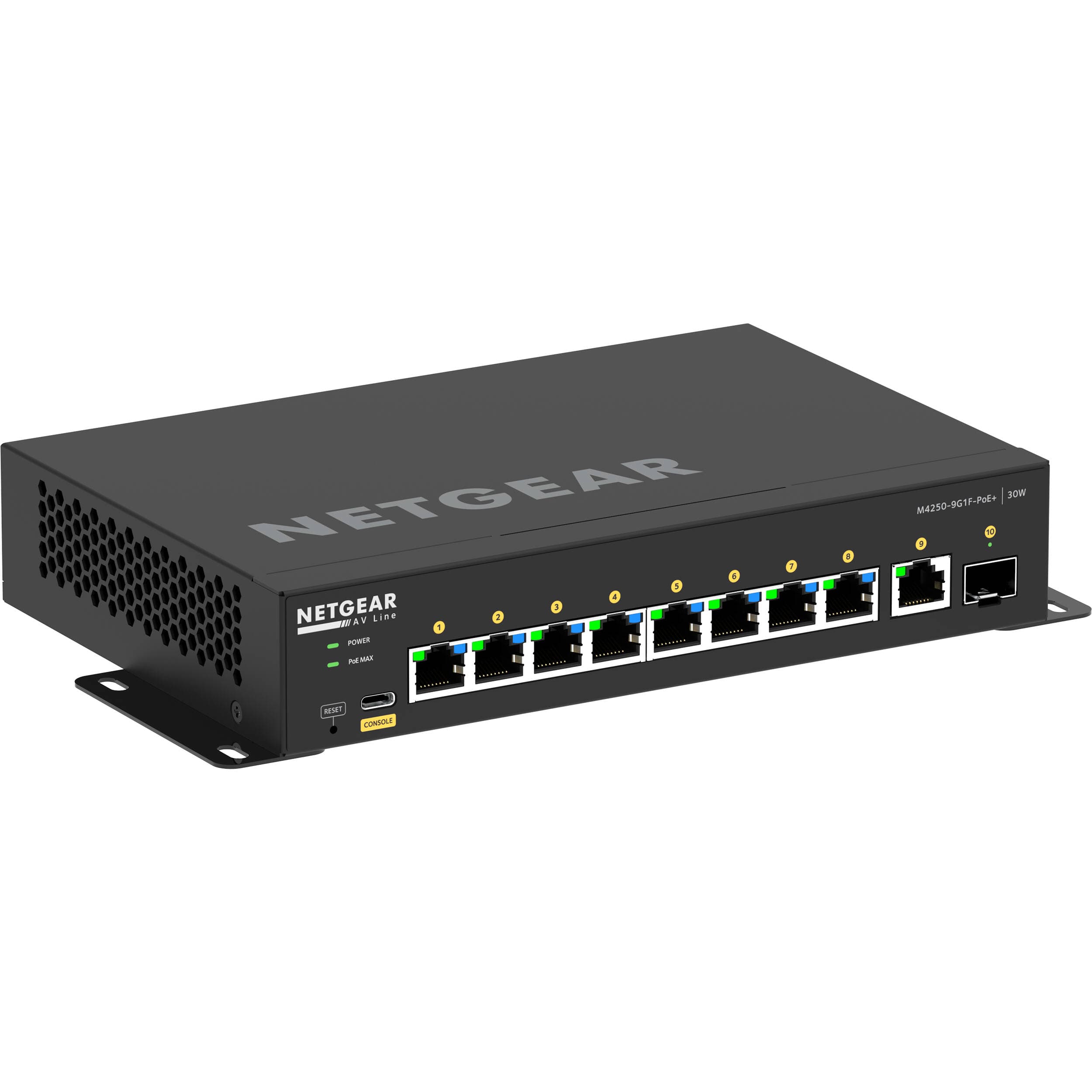 Netgear GSM4210PD-100NAS M4250 9G1F PoEplus AV Switch | Managed, AV
