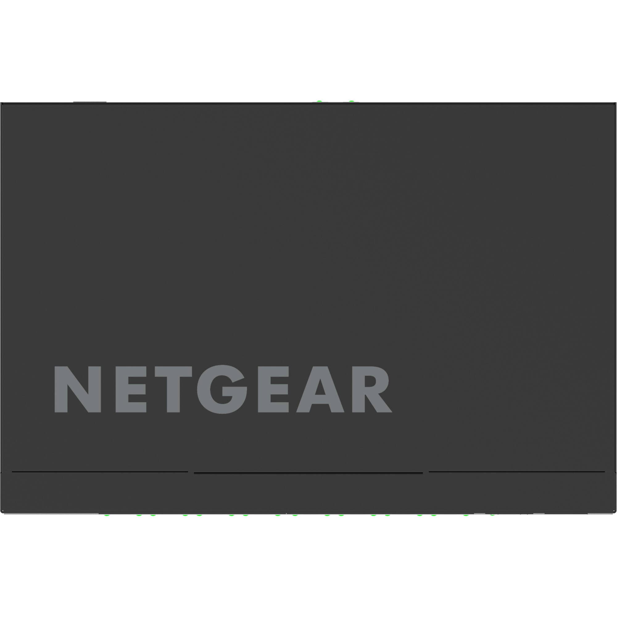 Netgear M4250 9G1F PoEplus AV Switch front view with Gigabit ports and SFP uplink