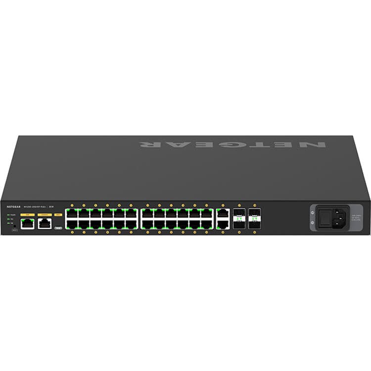 Netgear M4250 GSM4230PX-100NAS 26-port managed PoE+ switch for AV and enterprise edge