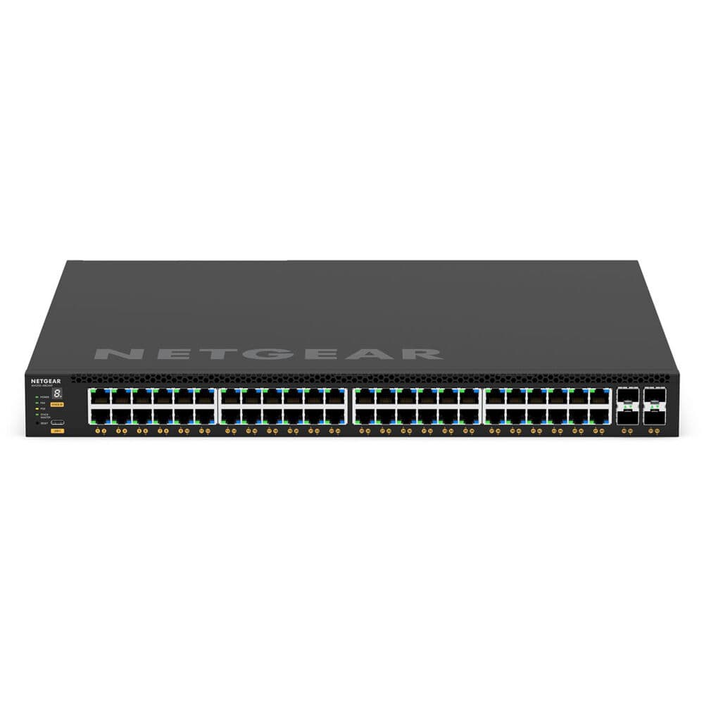 Netgear M4350-48G4XF managed data center switch with 48 ports and 4 SFP+ uplinks