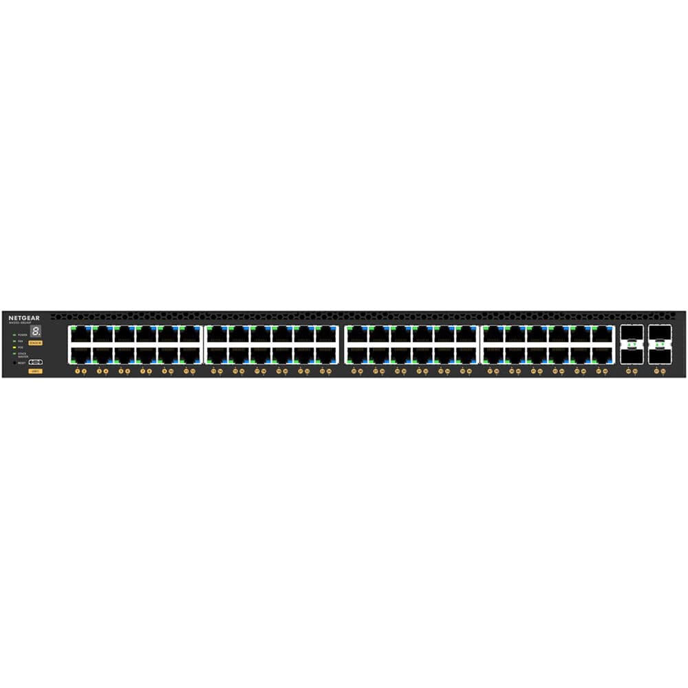 Netgear M4350-48G4XF managed data center switch with 48 ports and 4 SFP+ uplinks
