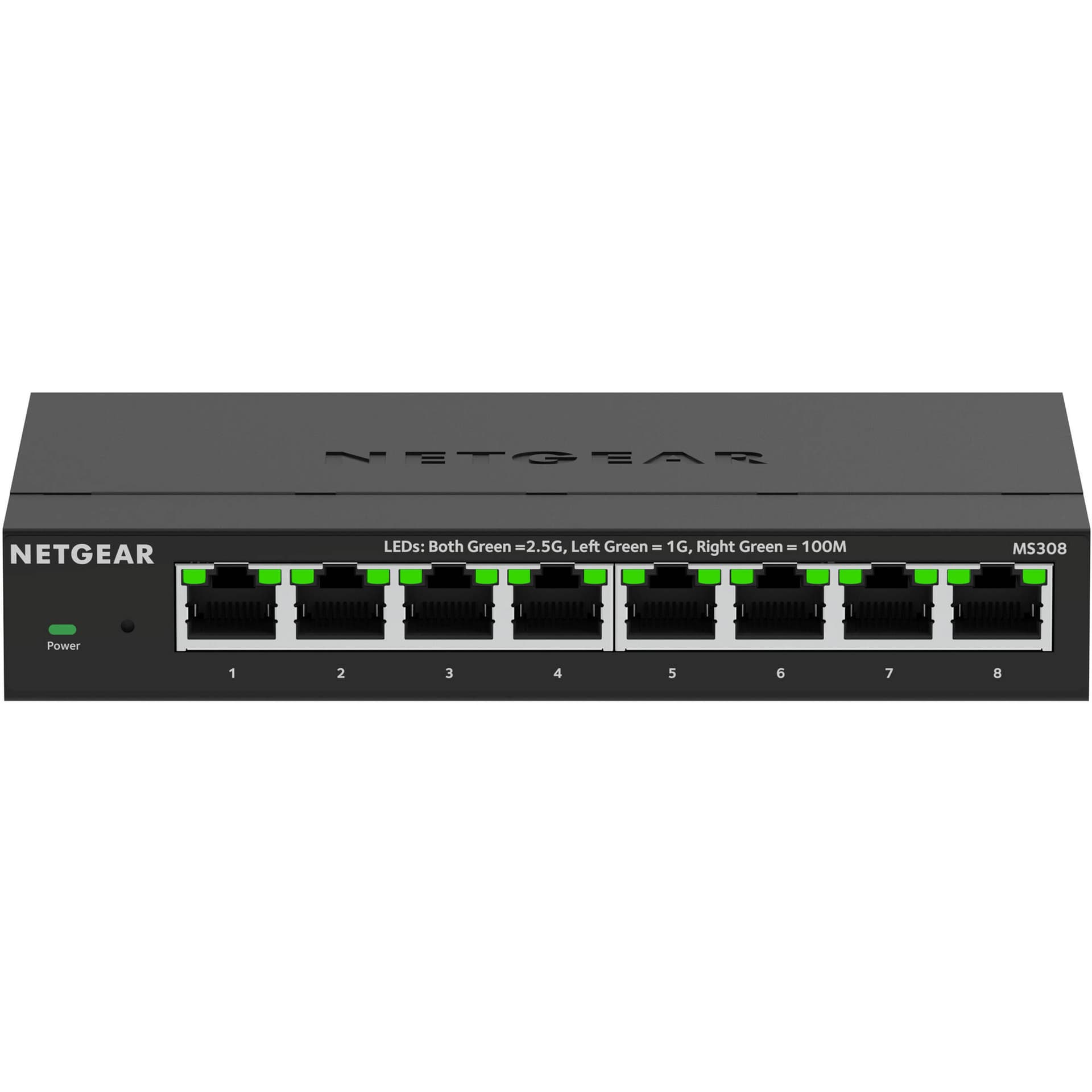 Netgear MS308-100NAS 8-port 2.5G unmanaged metal switch