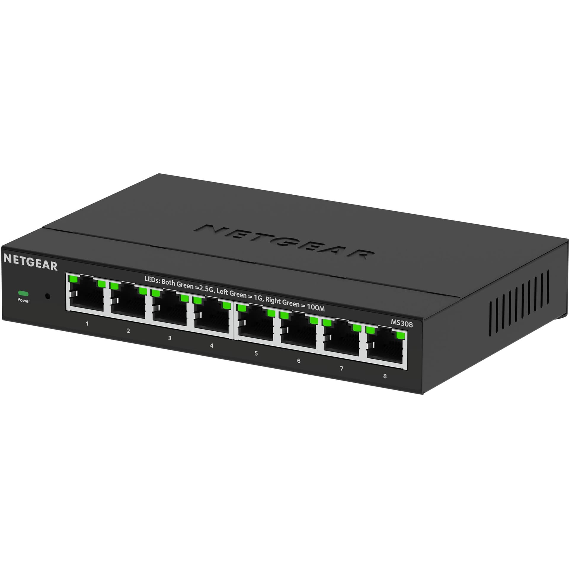 Netgear MS308-100NAS 8-port 2.5G unmanaged metal switch