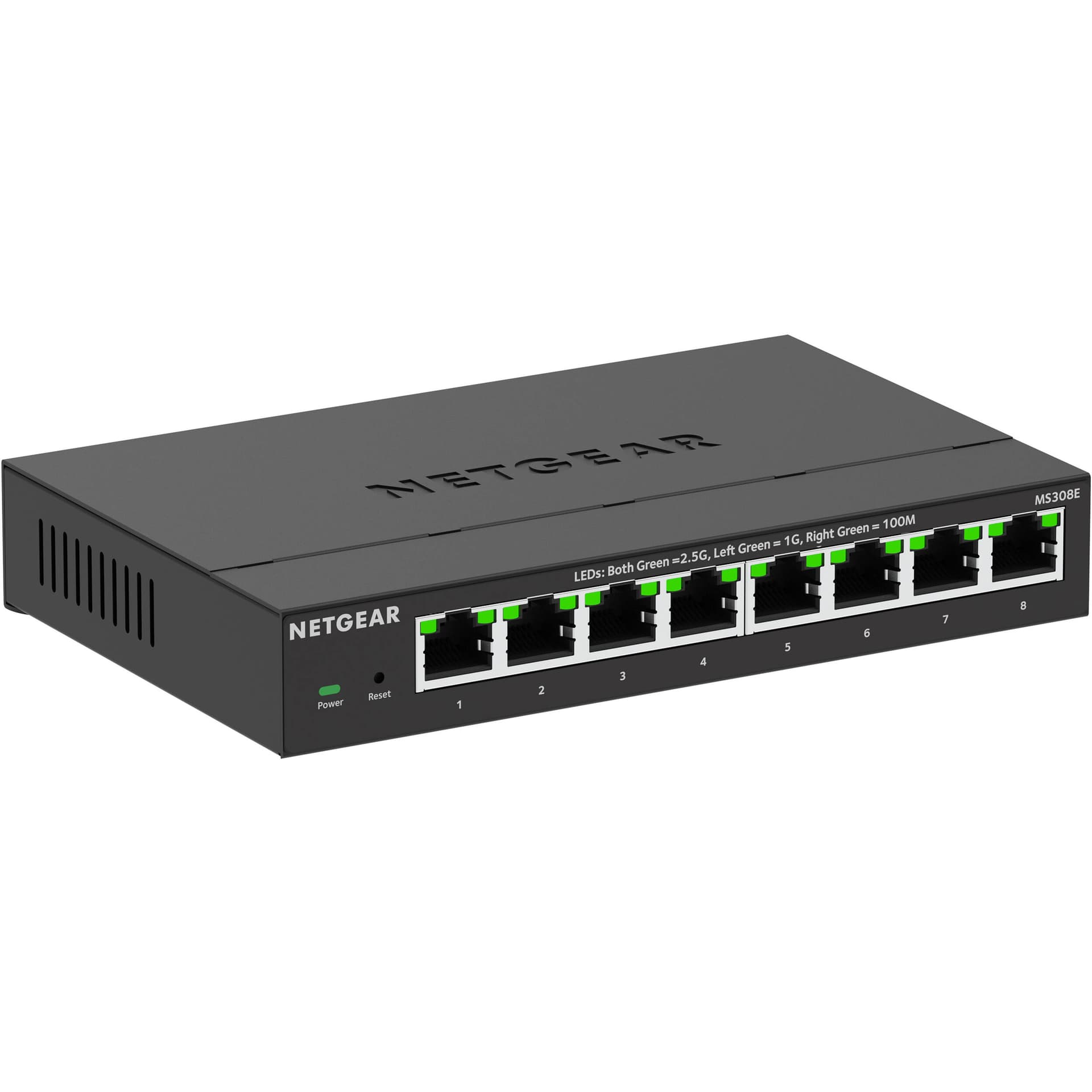 Netgear MS308E-100NAS 8-port 2.5GbE unmanaged switch for desktop edge networking
