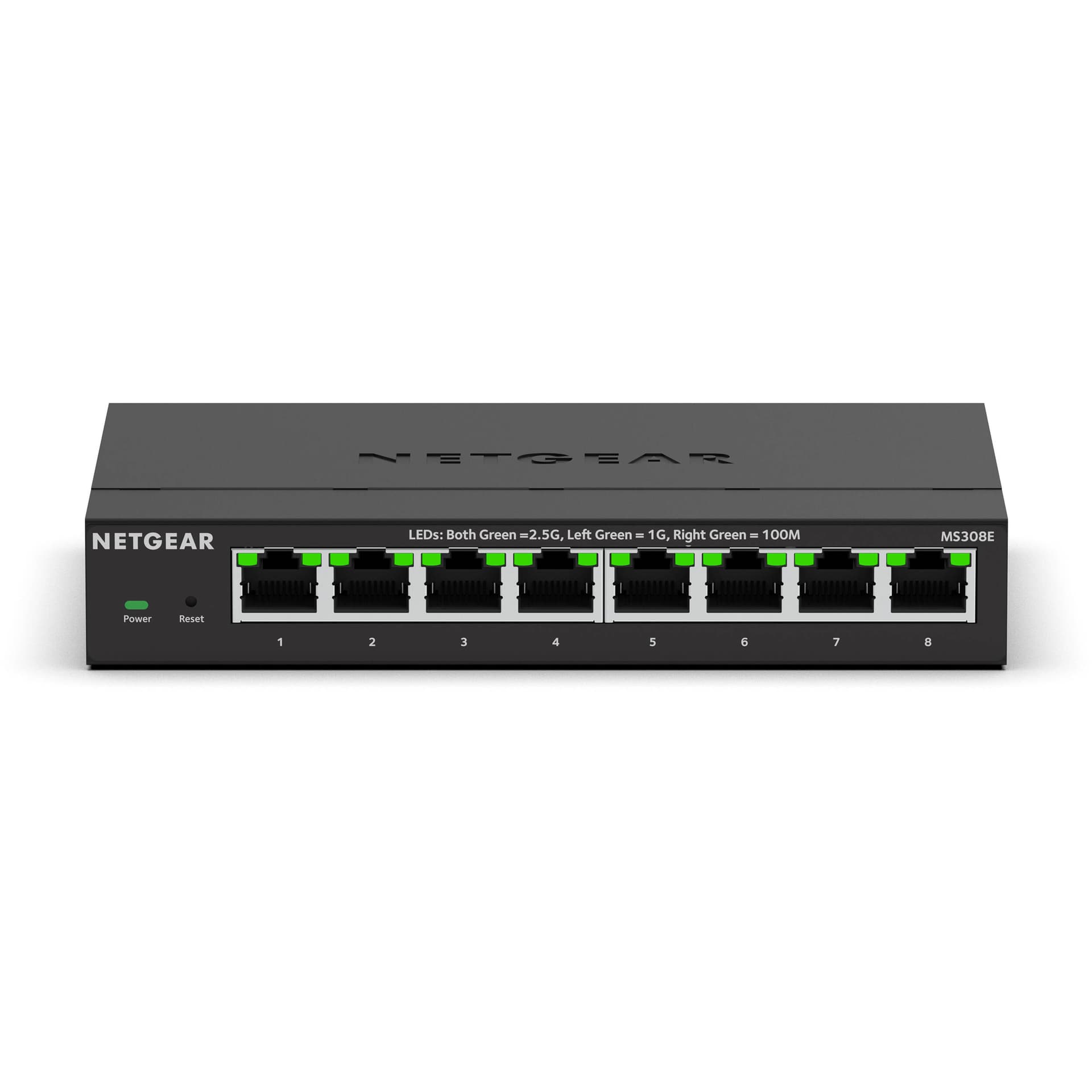Netgear MS308E-100NAS 8-port 2.5GbE unmanaged switch for desktop edge networking
