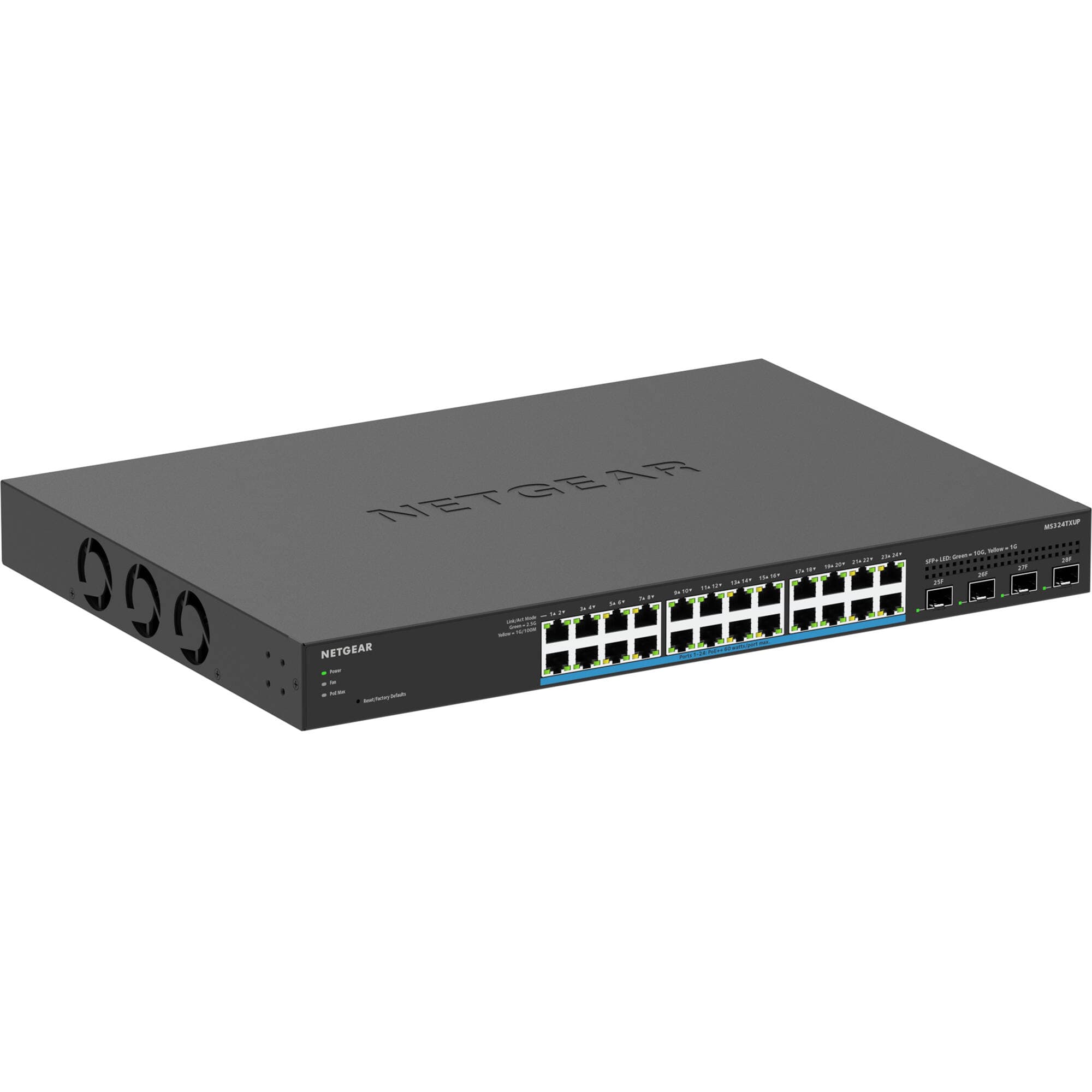Netgear MS324TXUP-100NAS 24-Port PoE++ Smart Switch | 10G U60, Smart