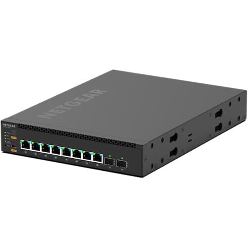 Netgear M4350-8M2V managed switch with 8 10GbE ports for Layer 2 enterprise networking