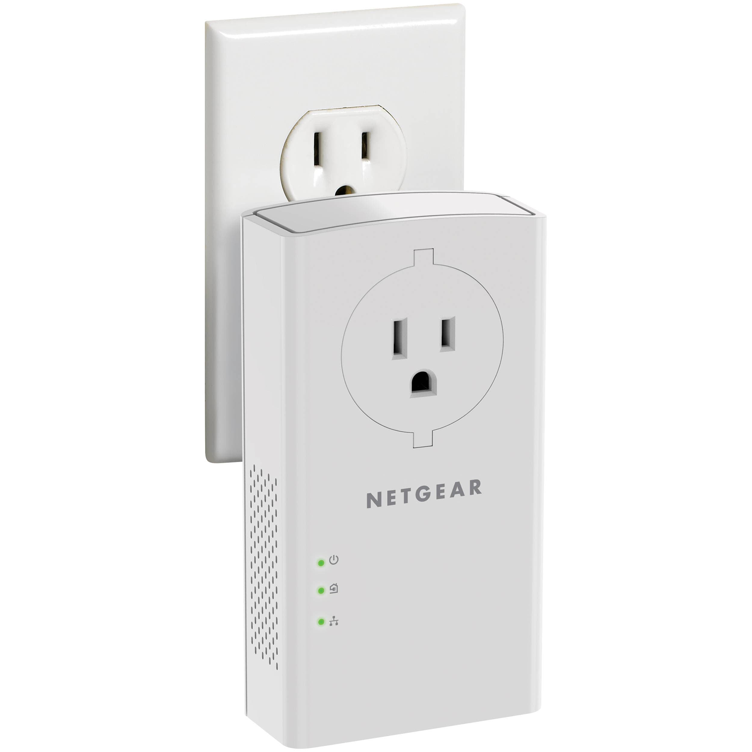 Netgear Powerline 2000 with Extra Outlet powerline Ethernet adapter for wired networking