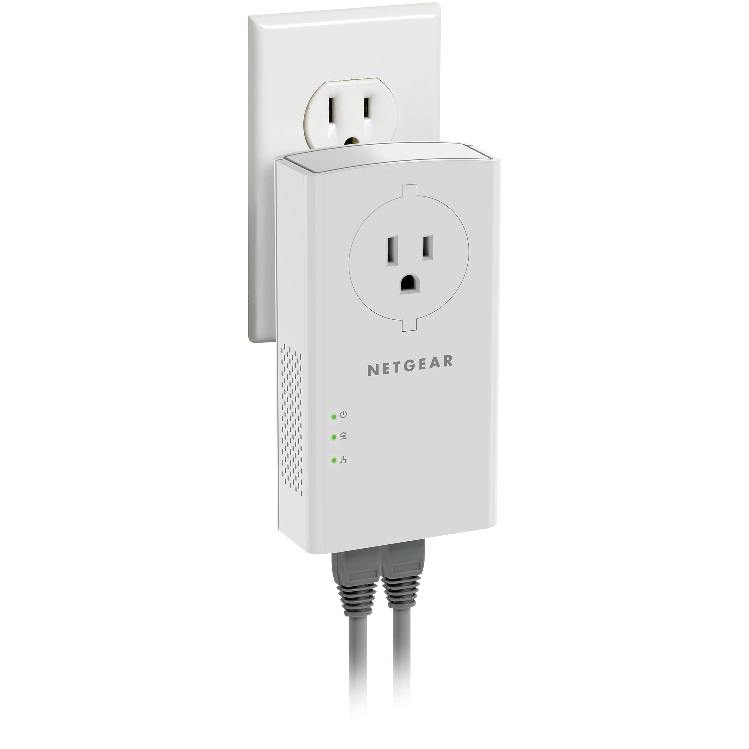 Netgear Powerline 2000 with Extra Outlet powerline Ethernet adapter for wired networking