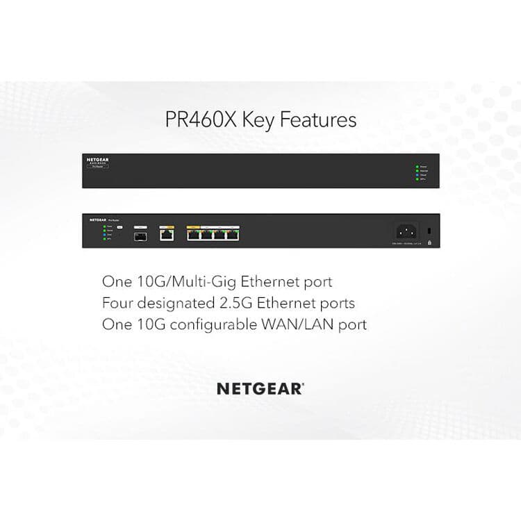 Netgear PR460X 6-port 10G business router with Insight cloud management