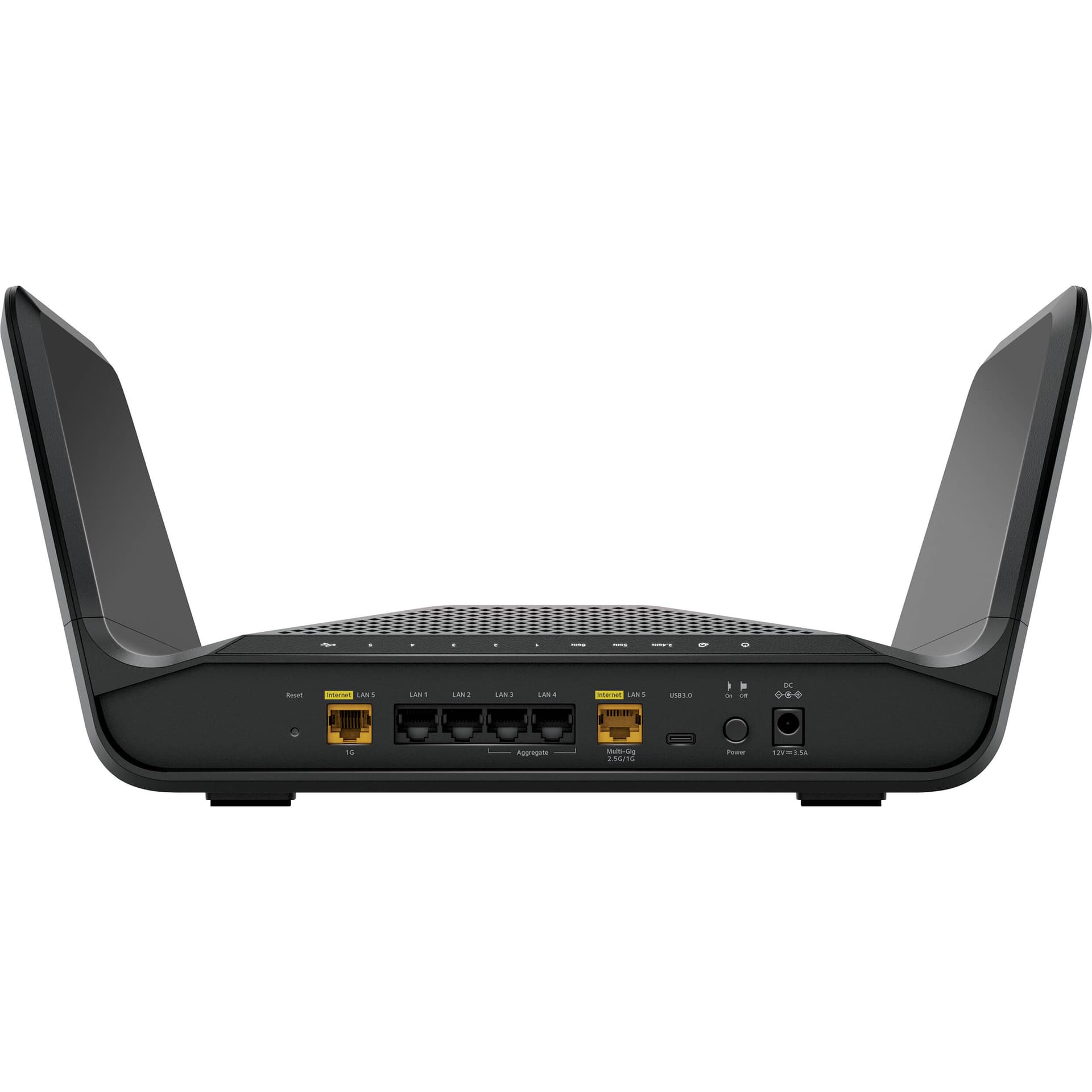 Netgear RAXE300 AXE7800 tri-band Wi-Fi 6E router with 2.5 GbE port for premium home networking