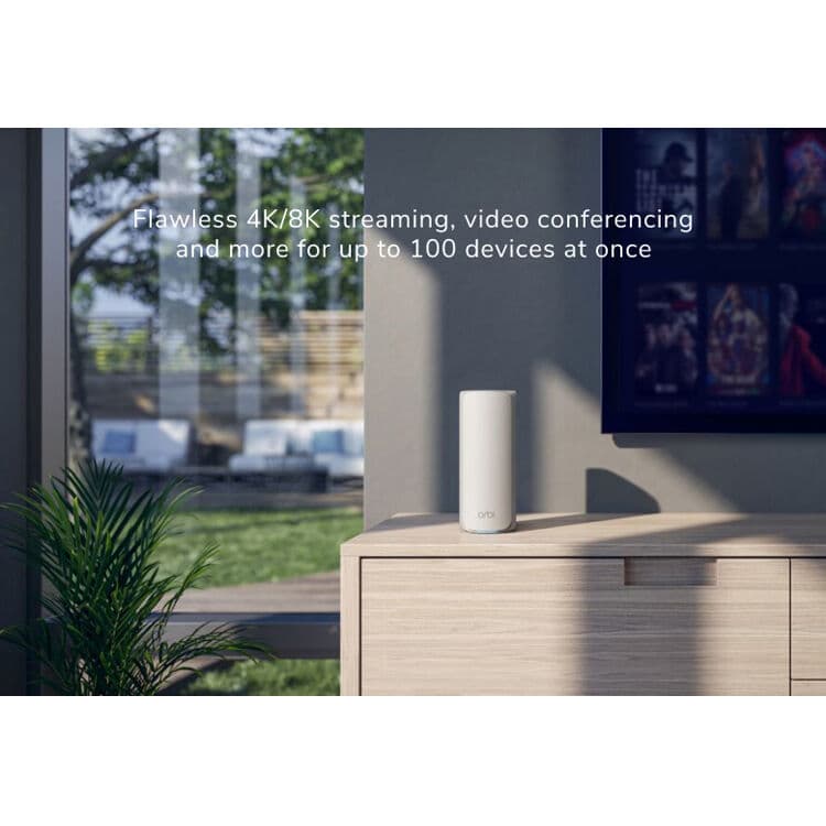 Netgear Orbi 7 Wi‑Fi 7 3-pack mesh router system for whole-home coverage