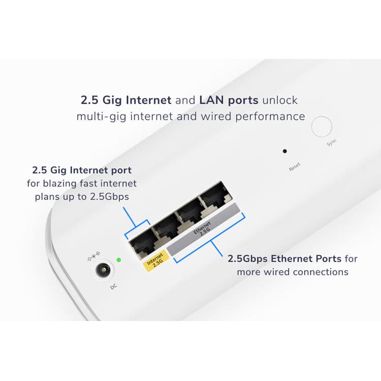 Netgear Orbi 7 Wi‑Fi 7 3-pack mesh router system for whole-home coverage