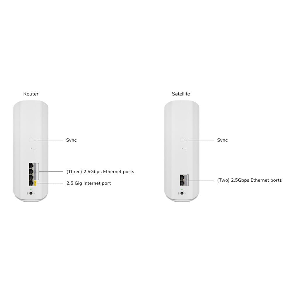 Netgear Orbi 7 Wi‑Fi 7 3-pack mesh router system for whole-home coverage