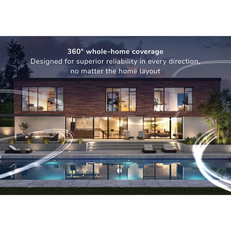 Netgear Orbi 870 WiFi 7 3-pack mesh expansion system in desktop form factor