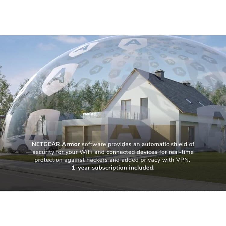 Orbi WiFi 7 2-pack with 1-year Armor bundle for home network security