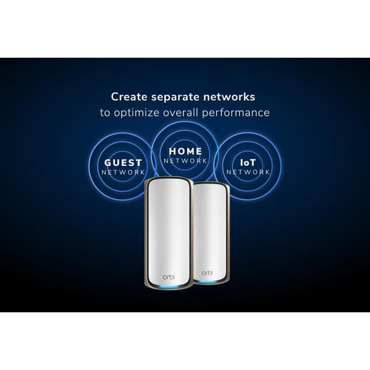 Orbi WiFi 7 2-pack with 1-year Armor bundle for home network security
