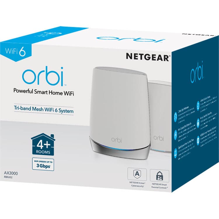 Orbi 2-pack bundle with 1 year of Armor security
