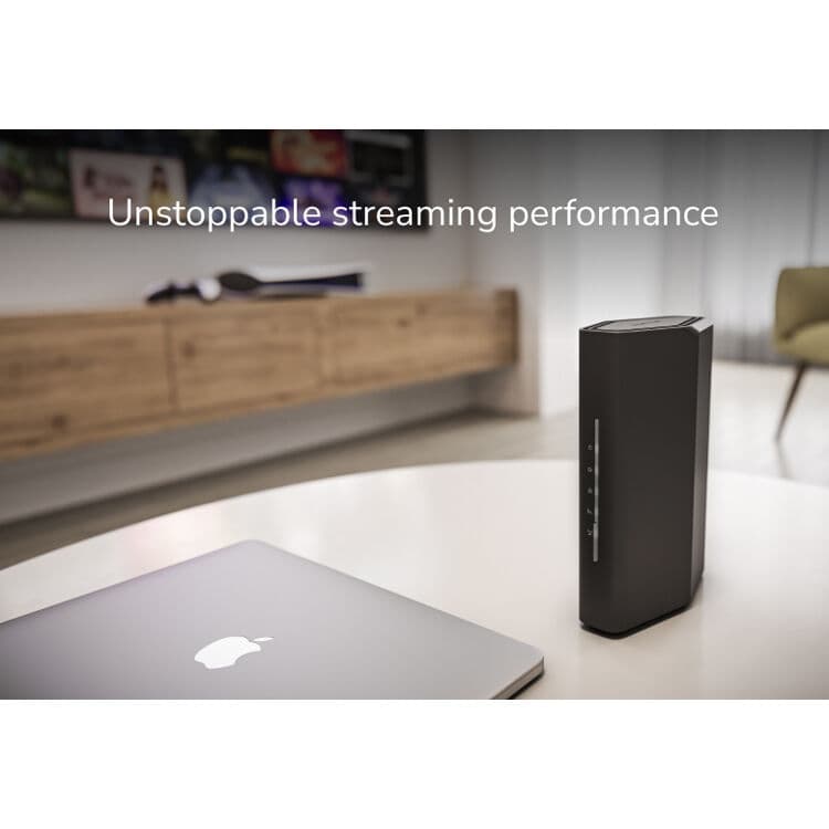 Netgear Nighthawk RS100-100NAS Wi‑Fi 7 router with BE3600 throughput and 4 ports