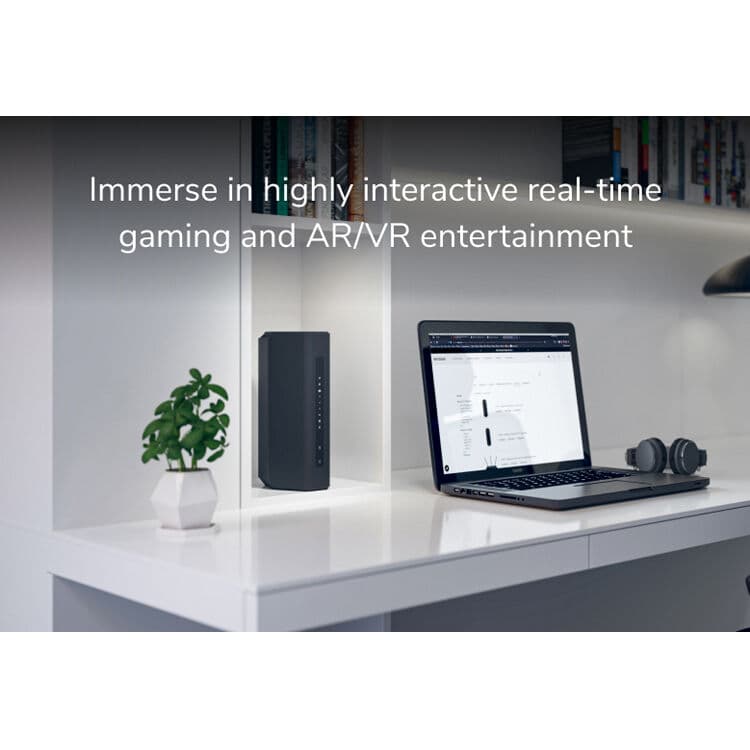 Netgear Nighthawk RS200 WiFi 7 BE6500 desktop router for premium home networking