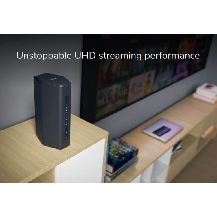 Netgear Nighthawk RS200 WiFi 7 BE6500 desktop router for premium home networking