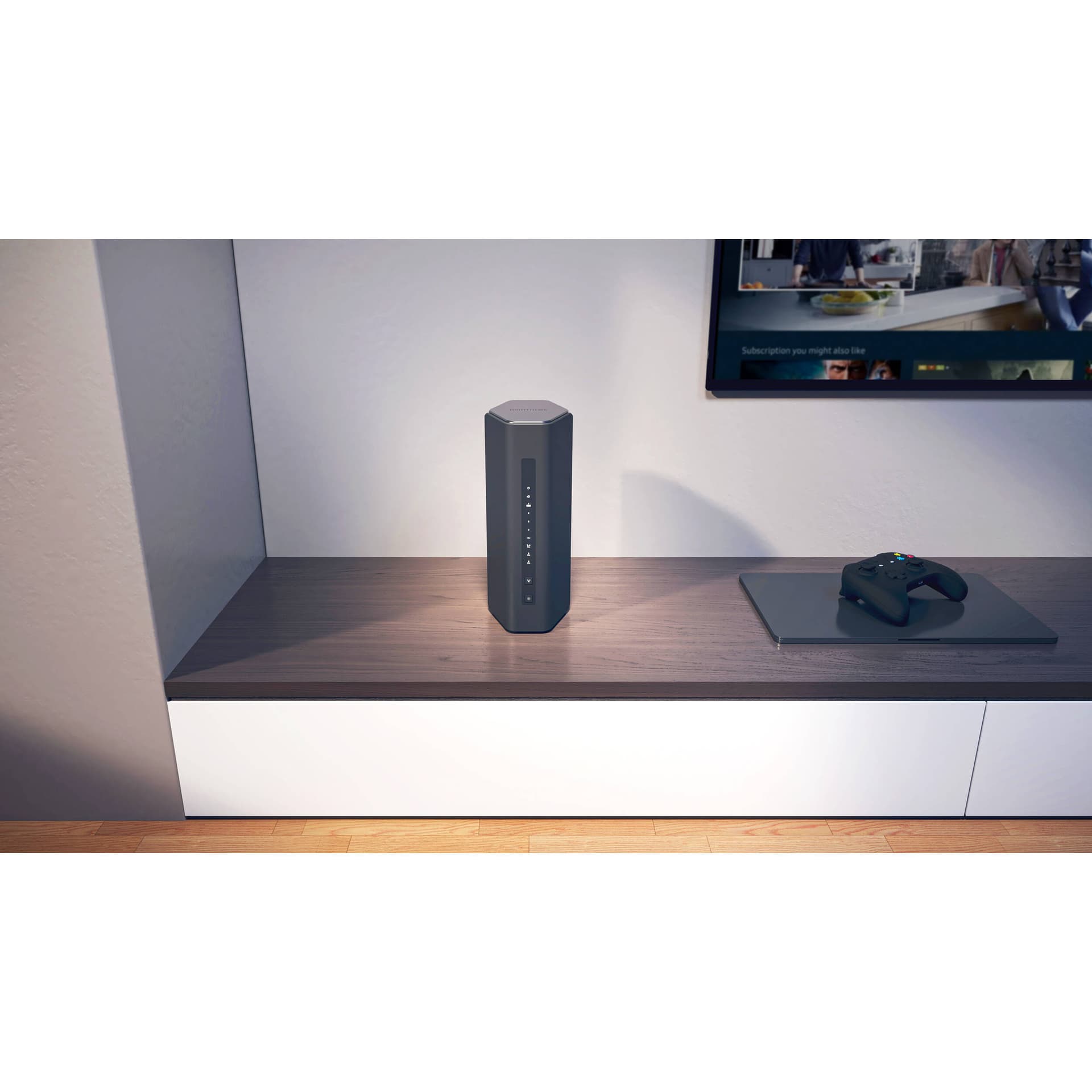 Netgear Nighthawk RS500 WiFi 7 BE12000 router for whole-home mesh coverage and multi-gig connectivity