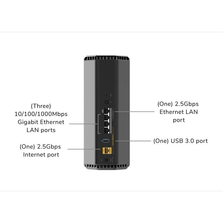 Netgear Nighthawk RS500 WiFi 7 BE12000 router for whole-home mesh coverage and multi-gig connectivity