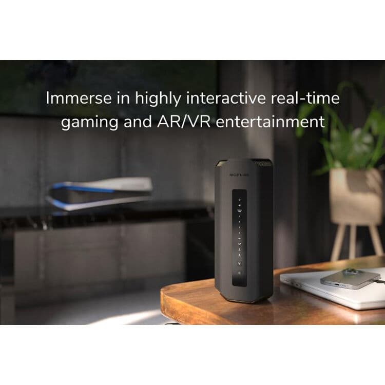 Netgear Nighthawk RS700S Wi-Fi 7 tri-band router with 6 Ethernet ports