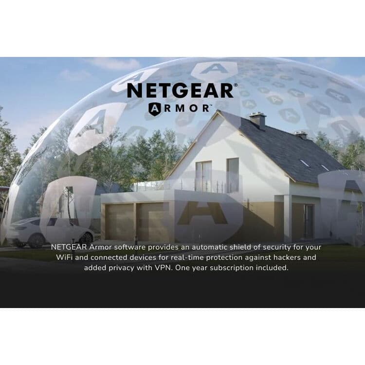 Netgear Nighthawk RS700S Wi-Fi 7 tri-band router with 6 Ethernet ports