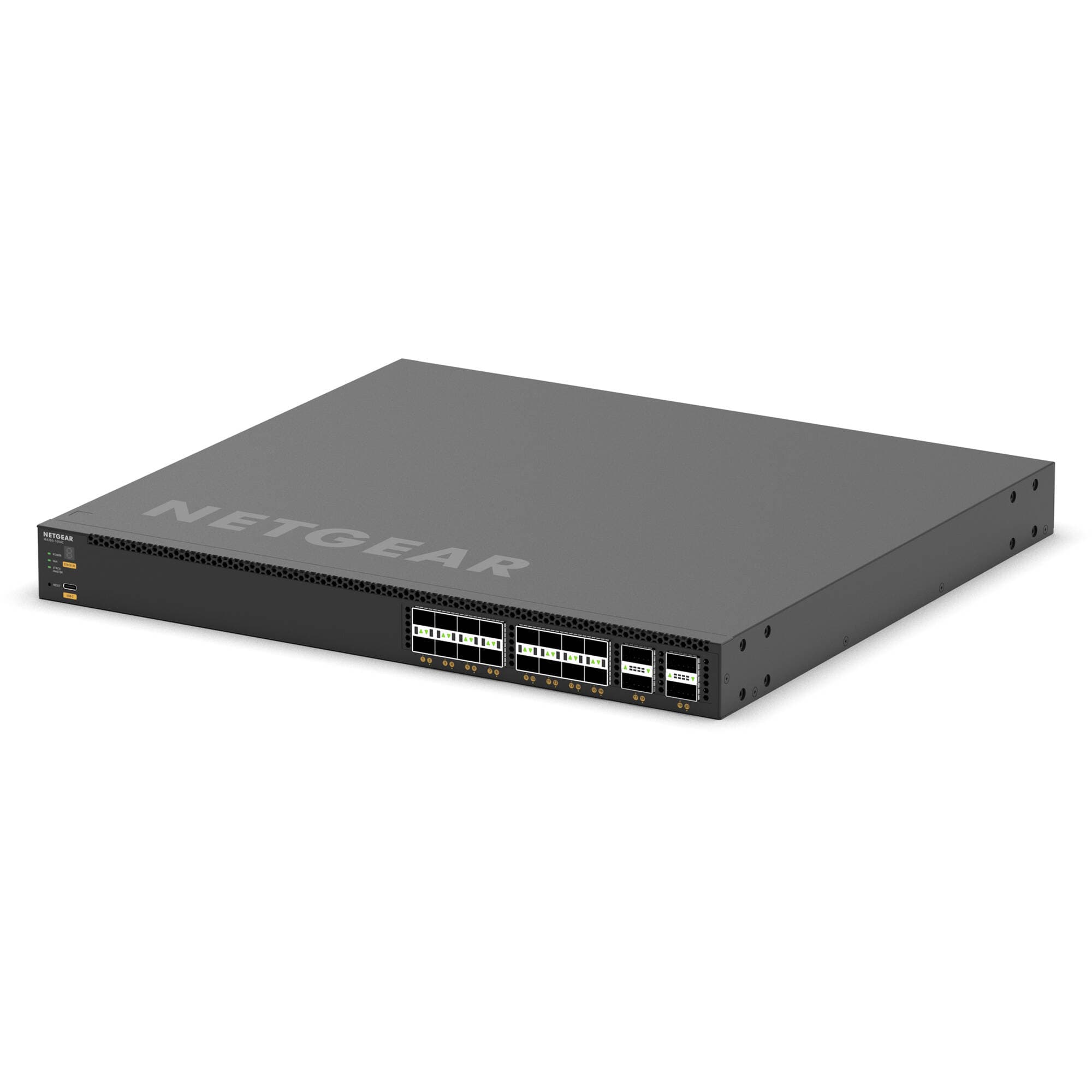 Netgear M4350-16V4C managed data center switch with 16 ports and 10GbE rack-mount design