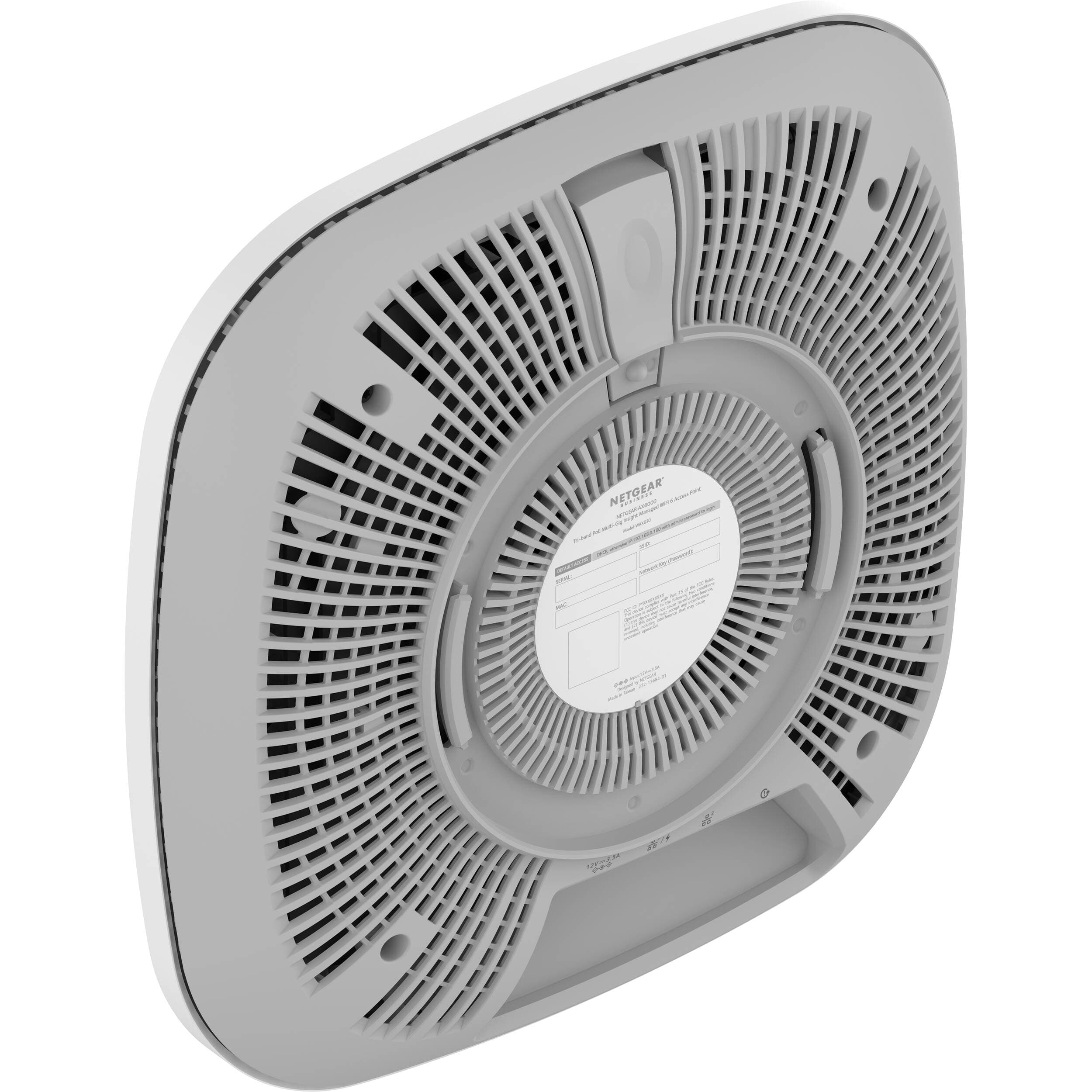 NETGEAR WAX630 indoor business WiFi 6 access point with 2.5GbE uplink