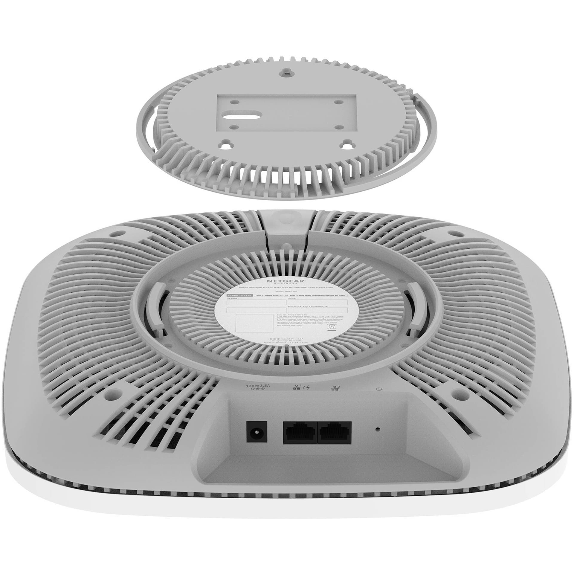 Netgear WAX638E WiFi 6E AX7800 app-managed access point for enterprise wireless coverage