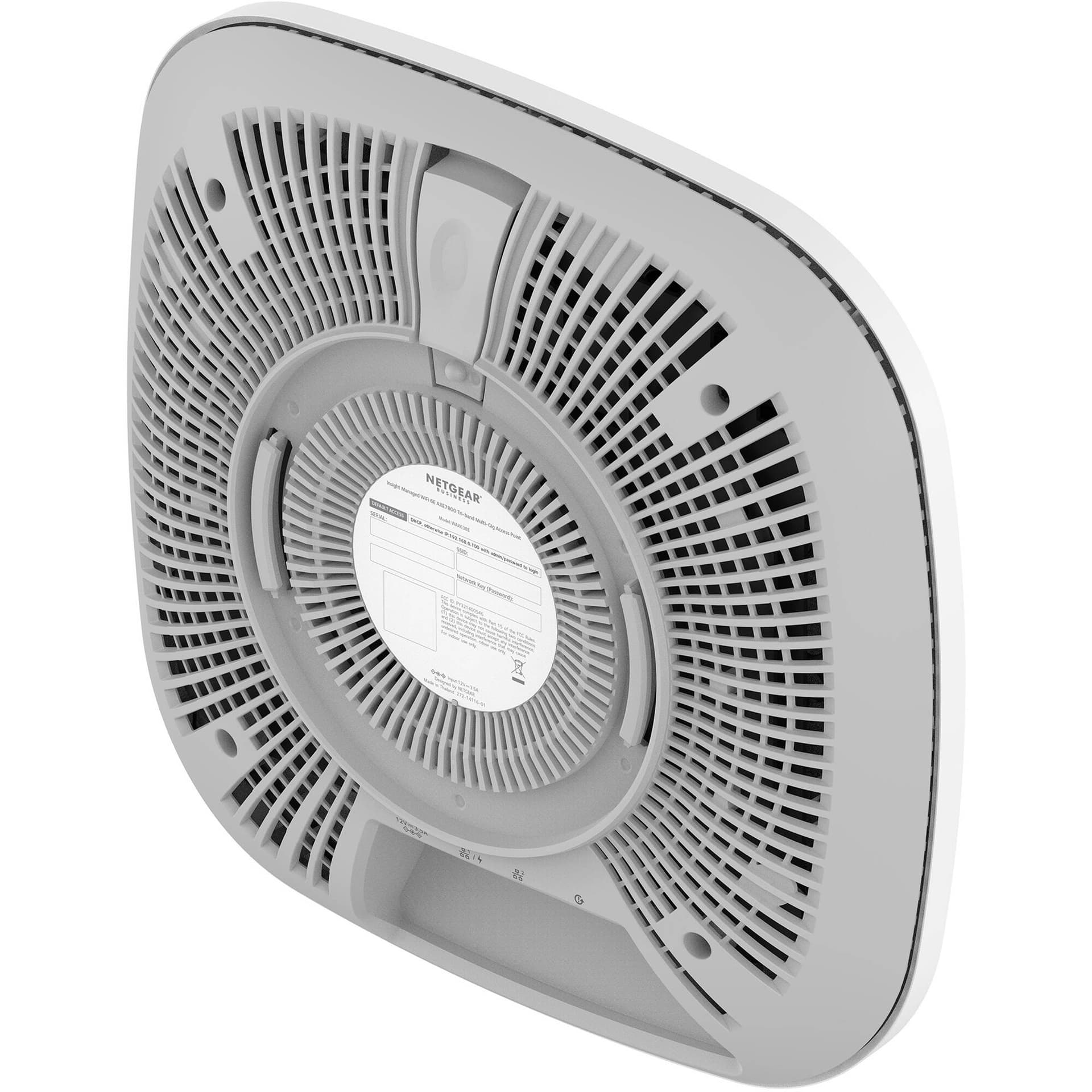 Netgear WAX638E WiFi 6E AX7800 app-managed access point for enterprise wireless coverage