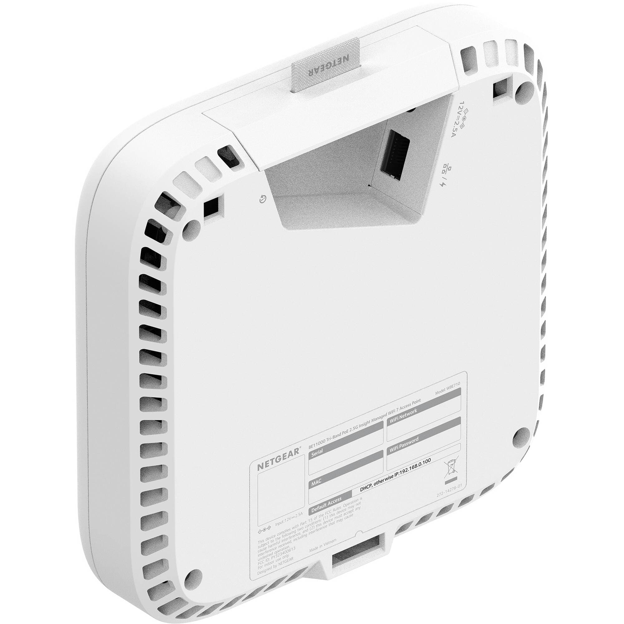 Netgear WBE718 WiFi 7 cloud managed indoor access point for business wireless networks
