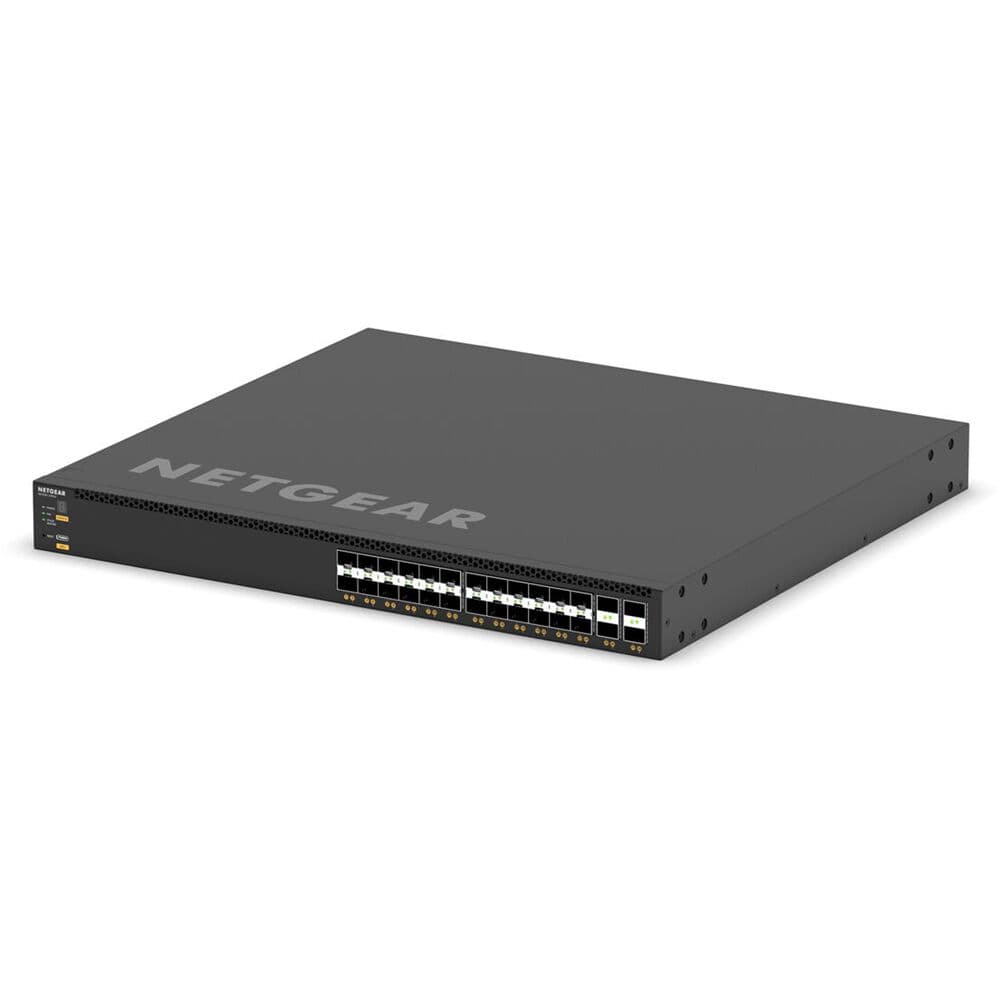Netgear M4350-24F4V managed data center switch with 28 ports and 10GbE connectivity