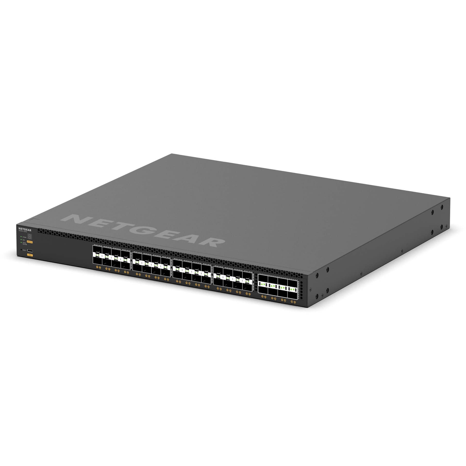 Netgear M4350-32F8V managed data center switch with 10GbE connectivity and 32-port configuration