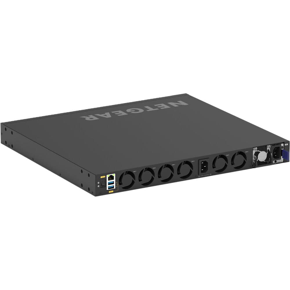 Netgear M4350-24X8F8V managed data center switch with 24 10GbE ports and 8 SFP+ uplink slots