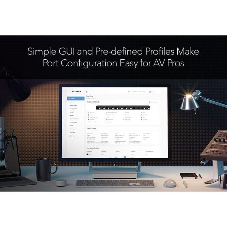 Netgear M4350-40F4C managed 40-port Gigabit Ethernet Layer 3 switch