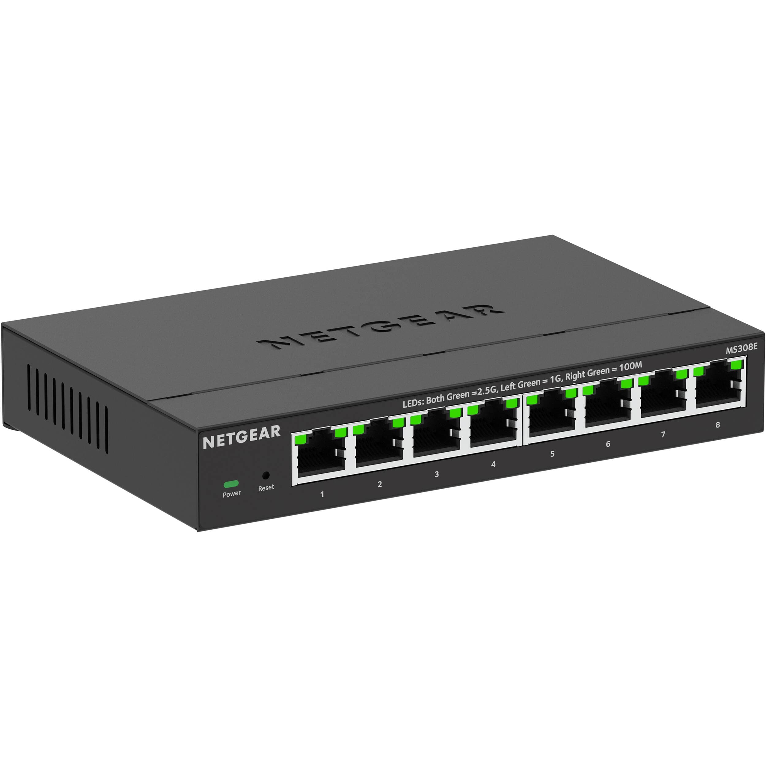Netgear MS308E-100NAS 8-Port 2.5GbE Switch | Unmanaged, Desktop